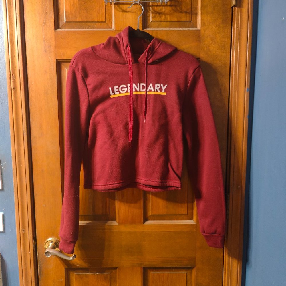 Cropped legendary red sweater